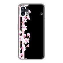 Чехол для Насинг Фон 1 - с принтом (Дизайнерские) (AlphaPrint) (Цветочки)