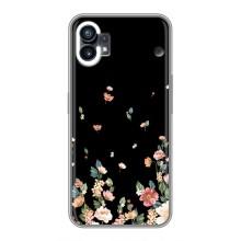 Чехол для Насинг Фон 1 - с принтом (Дизайнерские) (AlphaPrint) (Маленькие цветы)