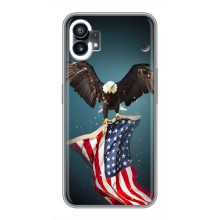 Чохол Прапор USA для Nothing Phone 1 (Орел і прапор)