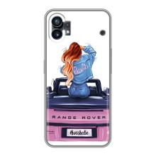 Чехол с печатью для Nothing Phone 1 - (Мода) (AlphaPrint) (На машине)