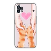 Чехол на Насинг Фон 1 с Котами (VPrint) (Любовь к котикам)