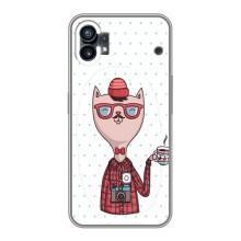 Чехол на тематику: Коты для Nothing Phone 1 (Кот аристократ)