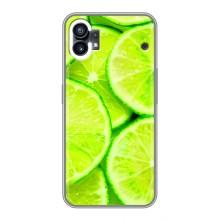 Чехол с изображением  вкусной еды для Nothing Phone 1 – Лайм