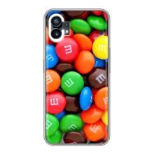 Чехол с изображением  вкусной еды для Nothing Phone 1 – Разноцветные M&M'S