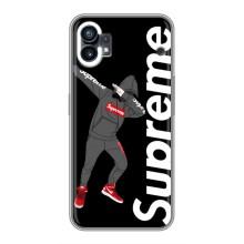 Чехол для Nothing Phone 1 с картинкой Supreme (AlphaPrint)