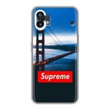 Чехол для Nothing Phone 1 с картинкой Supreme (AlphaPrint)