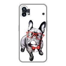 Бампер для Nothing Phone 1 з картинкою "Песики" (В окулярах)