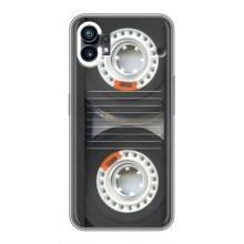 Чехол с Прикольным принтом на Nothing Phone 1 (Кассета магнитофона)