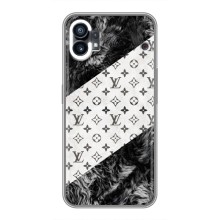 Чохол Стиль Louis Vuitton на Nothing Phone 1 (LV на білому)