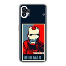 Чехол Супергерой Железный человек на Nothing Phone 1 – Art Iron man