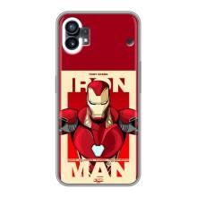 Чехол Супергерой Железный человек на Nothing Phone 1 – Iron man