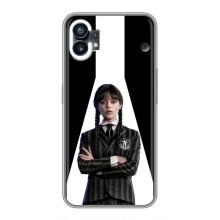 Чехлы Венсдей на Nothing Phone 1 Уэнсдей (AlphaPrint) (W-Wednesday)