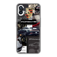 Чохол з авто Порше для Nothing Phone 1 – Колаж Порше