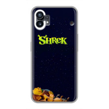 Чехол с мультфильмом Шрек на Nothing Phone 1 – Шрек лого