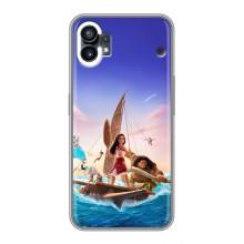 Чехол с мультфильмом Моана Nothing Phone 1 (Моана и Мауи)
