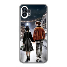 Чехол с дизайном Венздей 2 на Nothing Phone 1 – Уэнсдей и Тайлер