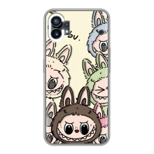 Чехол с Лабубу на Nothing Phone 1 – Коллаж Лабубу