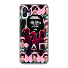 Чехол Гра в кальмара для Nothing Phone 1 – Персонажи игры кальмара