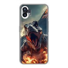 Чехол с картинкой «Хищники» для Nothing Phone 1 (Динозавр)