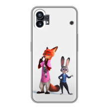 Силіконовий чохол з принтом Зоотрополіс для Nothing Phone 1 – Джуді і Нік