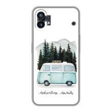 Силиконовый бампер с картинкой машины на Nothing Phone 1 – Домик на колесах