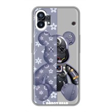 Силіконовий чохол для Nothing Phone 1 – Ведмідь Louis Vuitton