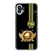 Чехол (TPU) с картинкой "Лого Пабг" на Насинг Фон 1 (Лого PUPG)