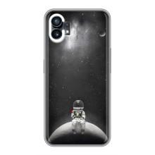 Силіконовый Чохол з принтом "Космонавти" на Nothing Phone 1 – Космонавт романтик