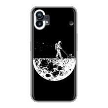 Силіконовый Чохол з принтом "Космонавти" на Nothing Phone 1 – Космонавт