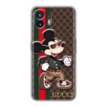 Чехлы Бренд GUCCI для Nothing Phone 2 – Маус Гуччи