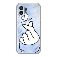 Чохол (Знак сердечка) для Nothing Phone 2 – Серце знак