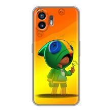 Чехол Бравл Старс для Nothing Phone 2 – LEON в кофте