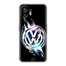 Чехол "Фольксваген" для Nothing Phone 2 – Volkswagen на черном