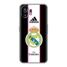 Чехол для Nothing Phone 2 с принтом (Лого Real Madrid)