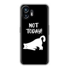 Бампер з зображенням Котиків для Насінг Фон 2 – Not Today