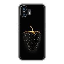 Чохол з зображенням смачної їжі для Nothing Phone 2 – Чорна полуниця