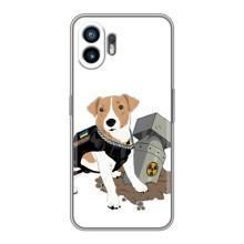 Чехол с принтом Собаки Патрон для Nothing Phone 2 – Пёс Патрон с ракетой