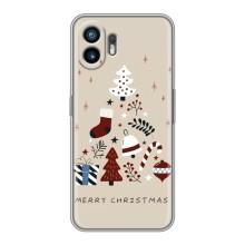 Чехол Санта Клаус для Nothing Phone 2 – Merry Christmas