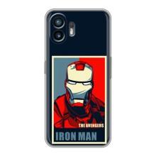 Чохол Супергерой Залізна Людина на Nothing Phone 2 – Art Iron man