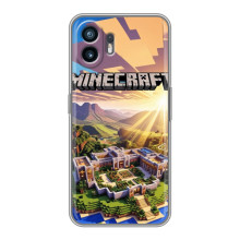 Чехол с картинками Майнкрафт для Насинг Фон 2 – Minecraft