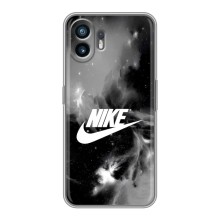 Чехол с логотипом Найк на Nothing Phone 2 – Найк дымчатый