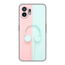 Девчачий Чехол для Nothing Phone 2 – Наушники