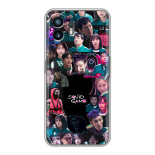 Чехол Гра в кальмара для Nothing Phone 2 – Коллаж игры кальмара