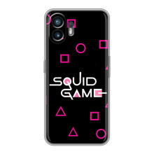 Чехол Гра в кальмара для Nothing Phone 2 – Логотип игры кальмара