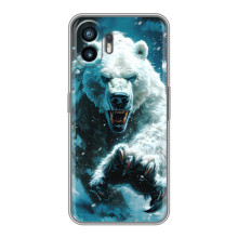 Чехол с картинкой «Хищники» для Nothing Phone 2 – Медведь