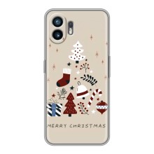 Різдвяні Чохли для Nothing Phone 2 (VPrint) (Merry Christmas)