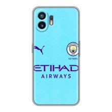 Силиконовые Чехлы принт Футбол на Nothing Phone 2 – Man City