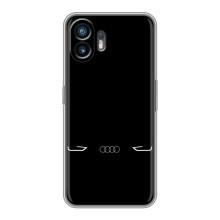 Силиконовый бампер с картинкой машины на Nothing Phone 2 – Силует Audi