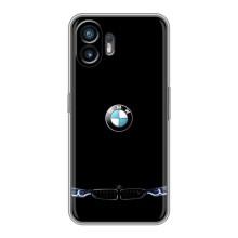 Силиконовый бампер с картинкой машины на Nothing Phone 2 – Черный BMW