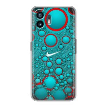 Силиконовый Чехол на Nothing Phone 2 с картинкой Nike – Найк зеленый